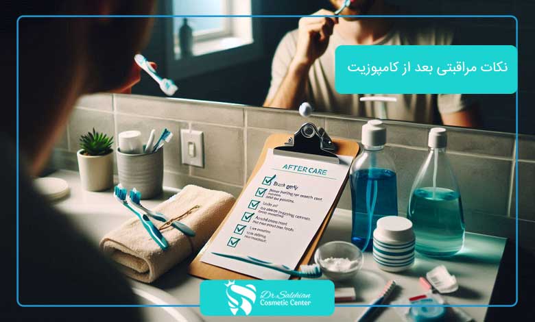نکات مراقبتی بعد از کامپوزیت